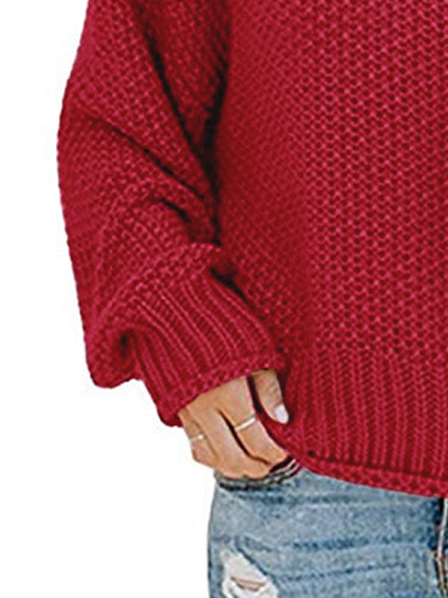 Agnes | Pullover with a turtleneck and dropped shoulders