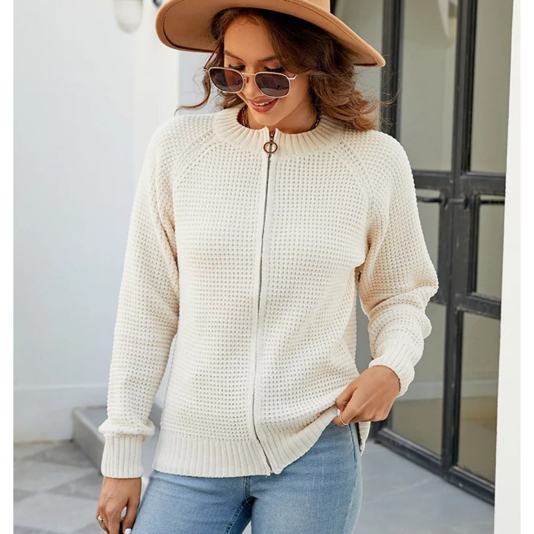 Mariana | Comfortable women's cardigan with zip