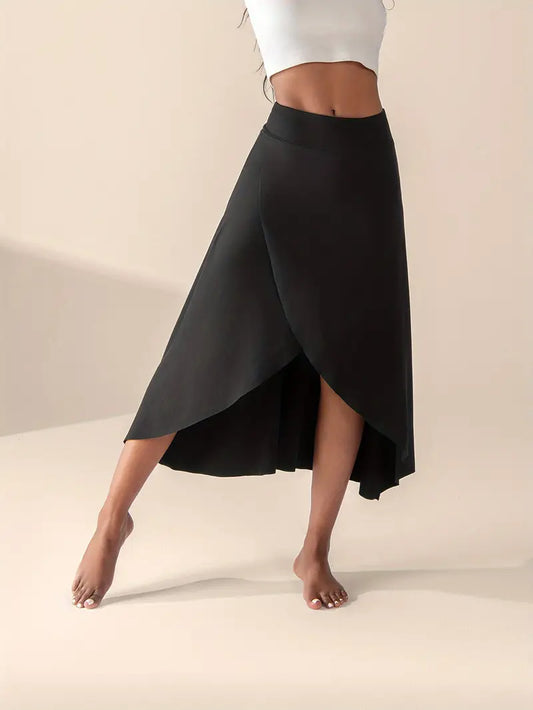 Luciana® | High Waist Slit Skirt With Pockets