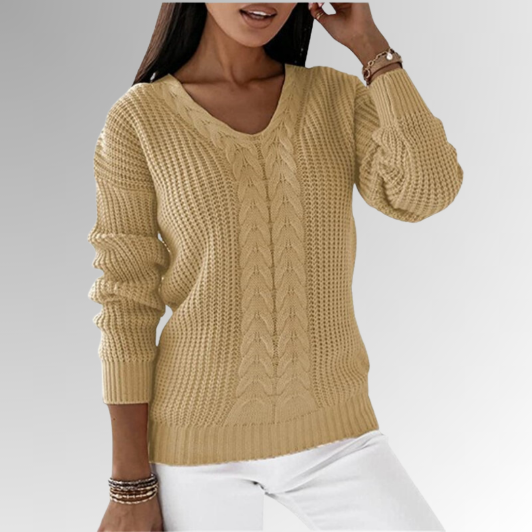 Yamel® | Pull the maille twice with the motif of the cables