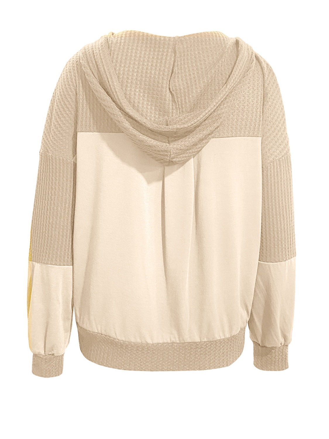 Vittoria | Contrast drawstring hoodie with long sleeves