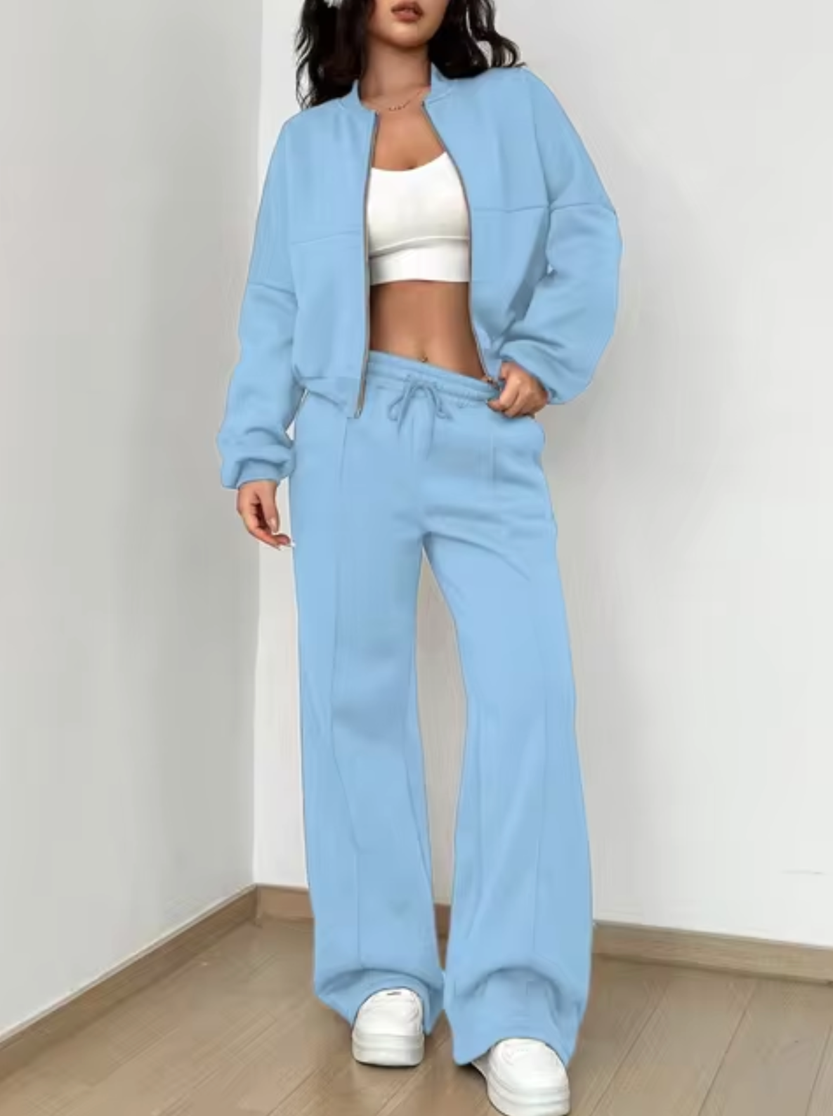 Miriam | Cotton bomber and trousers set