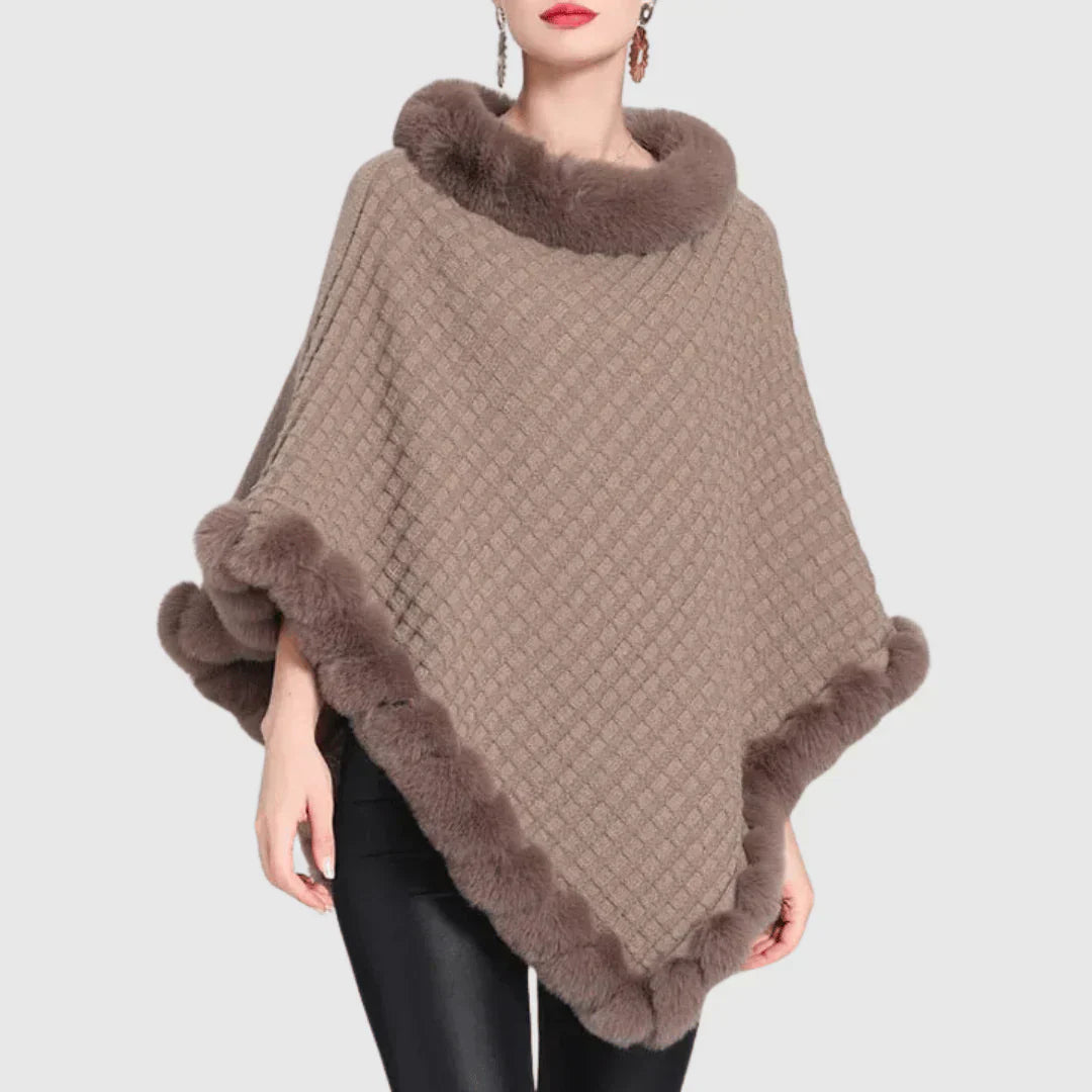 Lilian | High neck poncho for women