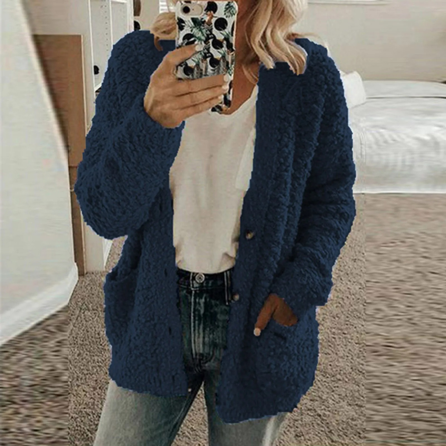 Geraldine | Tailored and elegant winter cardigan