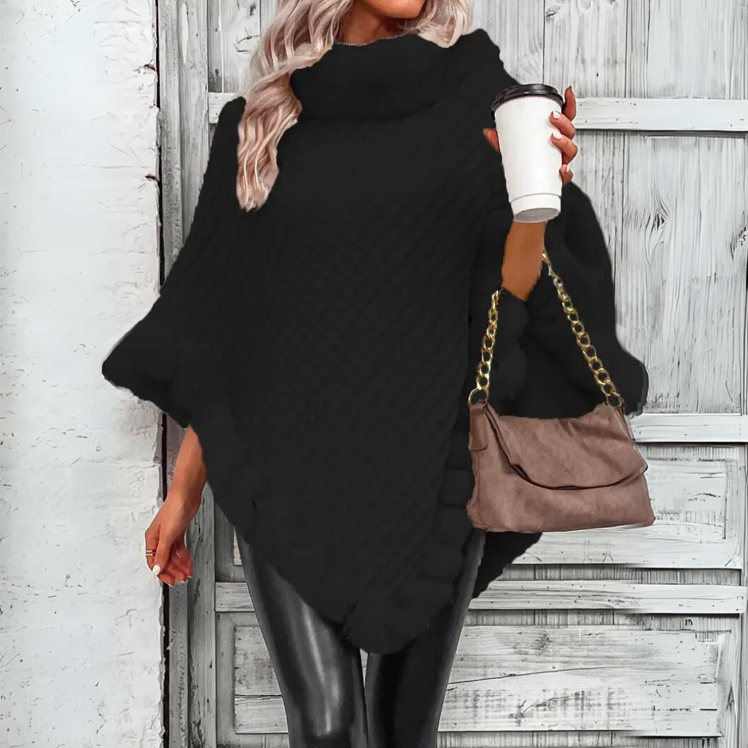 Haydée® | Cape in maille hot and sophisticated