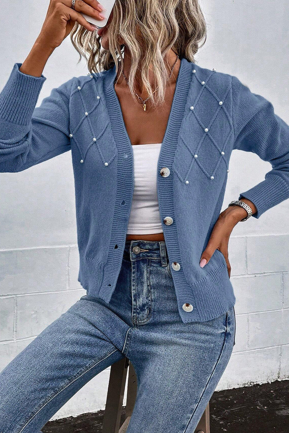 Maite | Effortless and classy winter cardigan