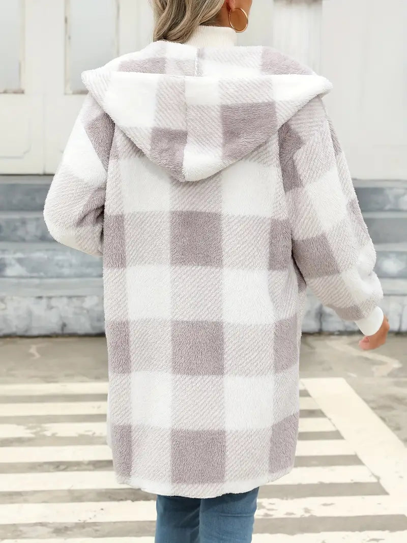 Carmen | Soft plush hooded cardigan