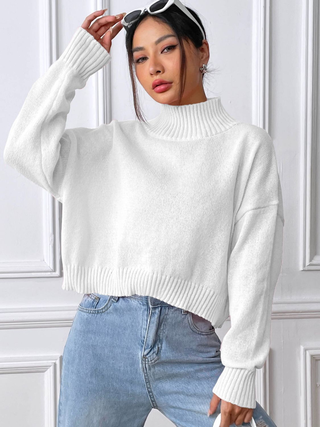 Viola | Turtleneck sweater with long sleeves