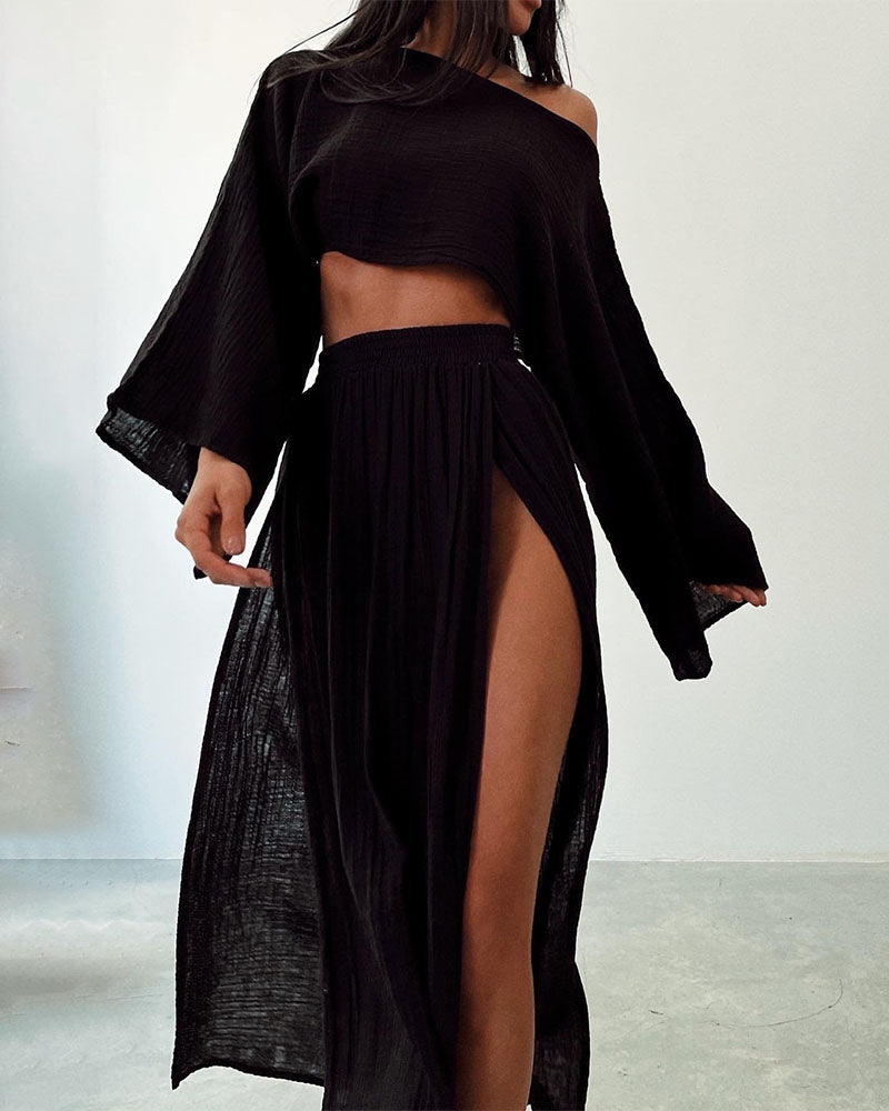 Pilar® | Two-Piece Set Flowy Split In