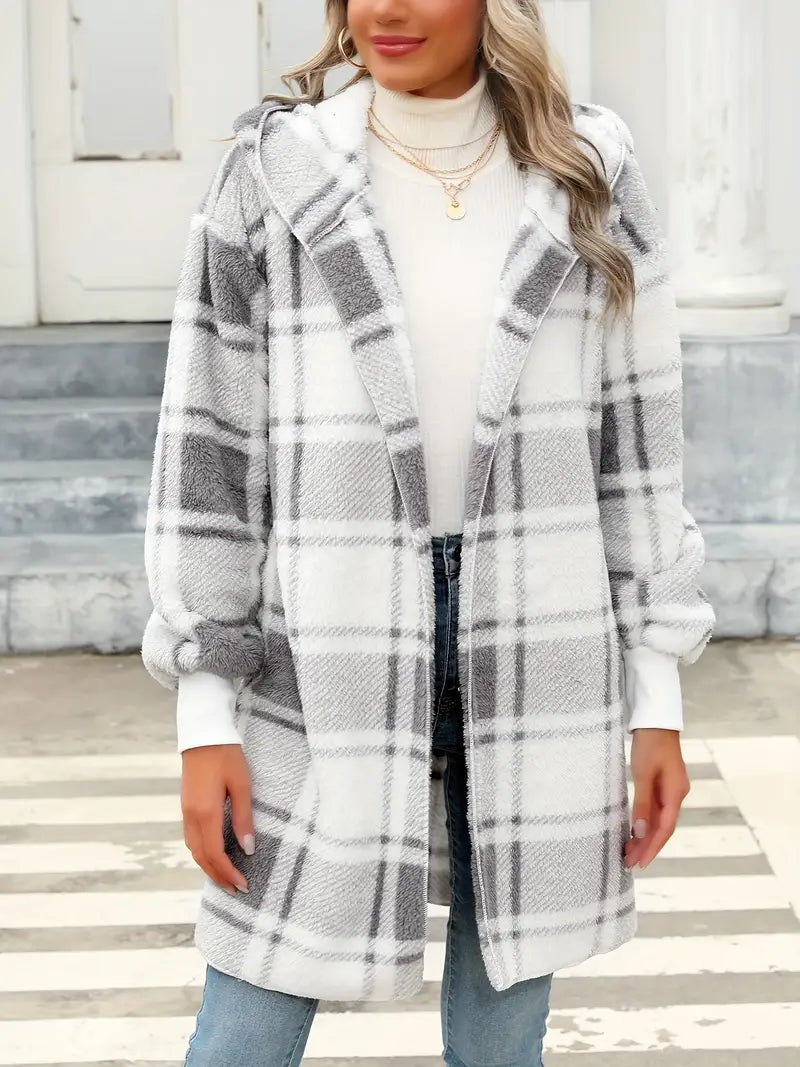 Carmen | Soft plush hooded cardigan