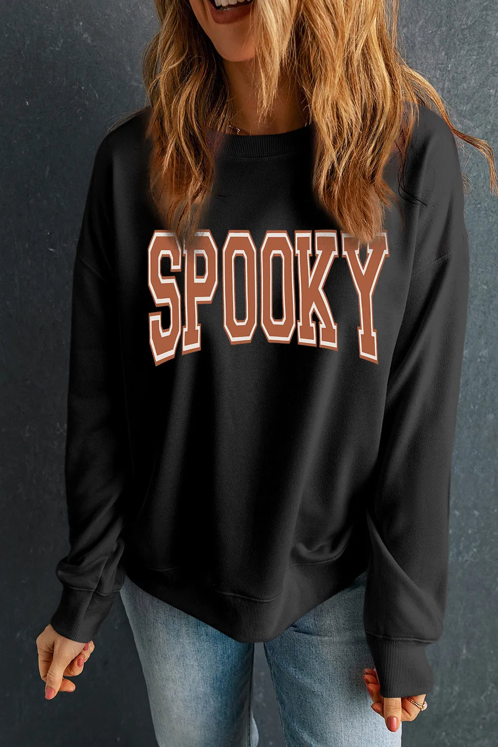 Margarita | Creepy long-sleeved crew neck sweatshirt