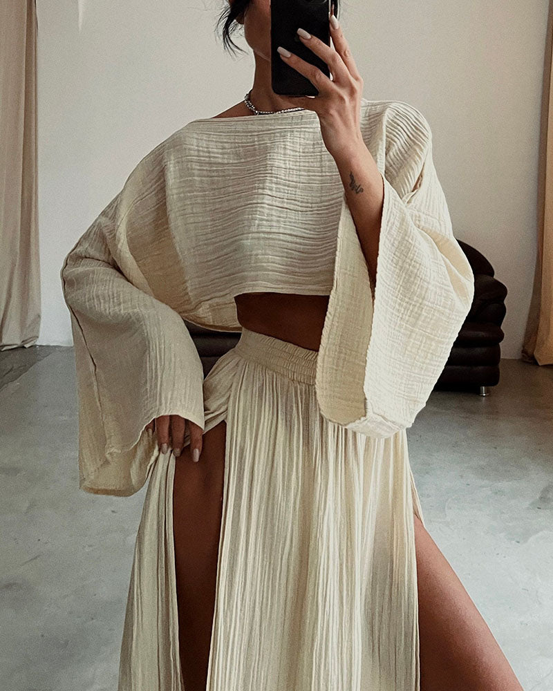 Yara® | Two-Piece Set Flowy Split In