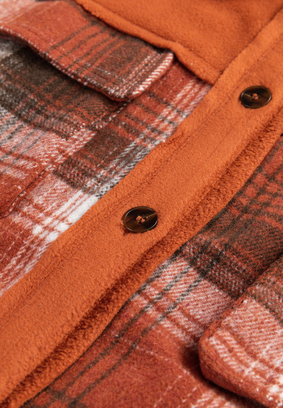 Matilde | Checked long sleeve jacket with buttons