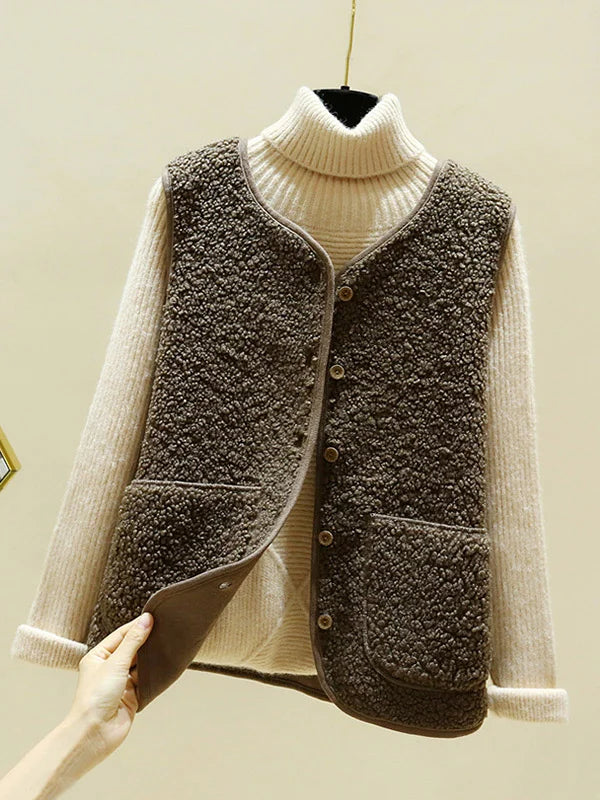 Alida | Sleeveless women's cardigan made of lambswool from Calido