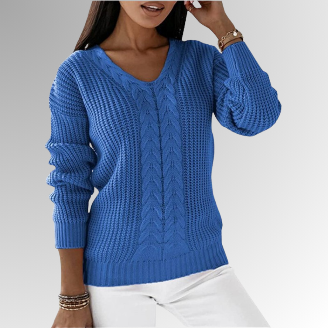 Yamel® | Pull the maille twice with the motif of the cables