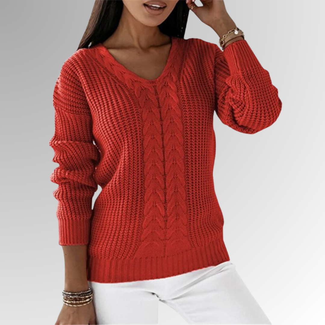 Yamel® | Pull the maille twice with the motif of the cables