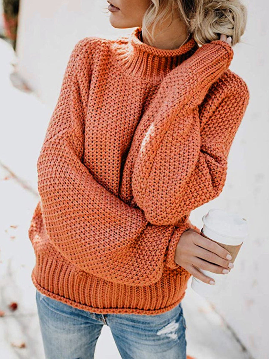 Agnes | Pullover with a turtleneck and dropped shoulders