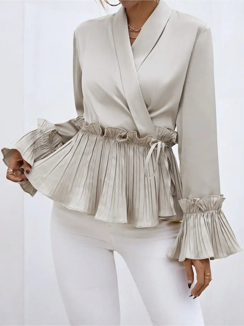Maria® | Elegant Satin Blouse