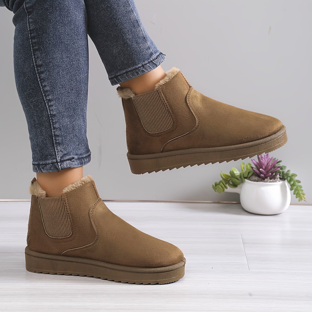 Anneliese | Fleece boots for women