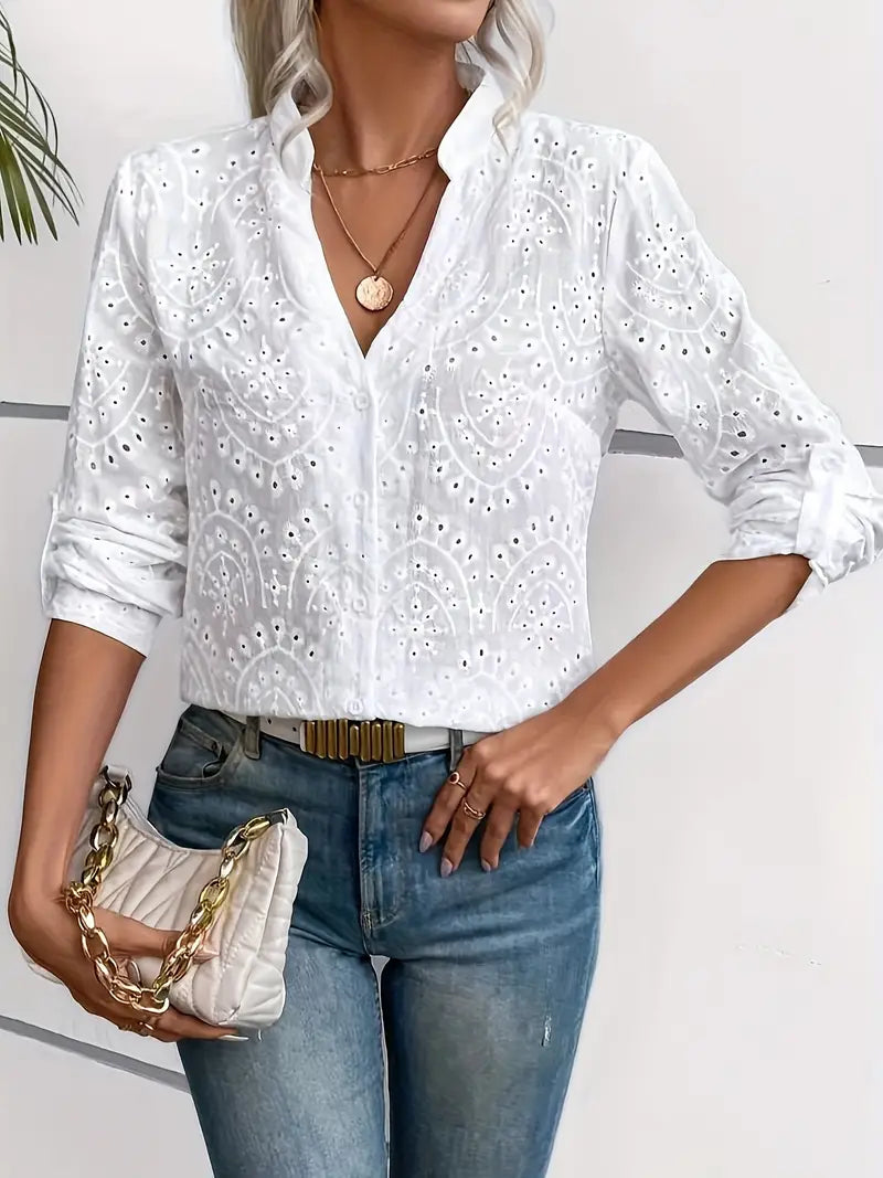 Joselyn® | Stylish Blouse With Boho Pattern