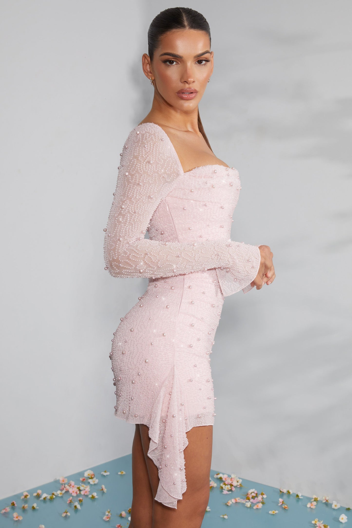 Mayra® | Long Hair Mini Dress