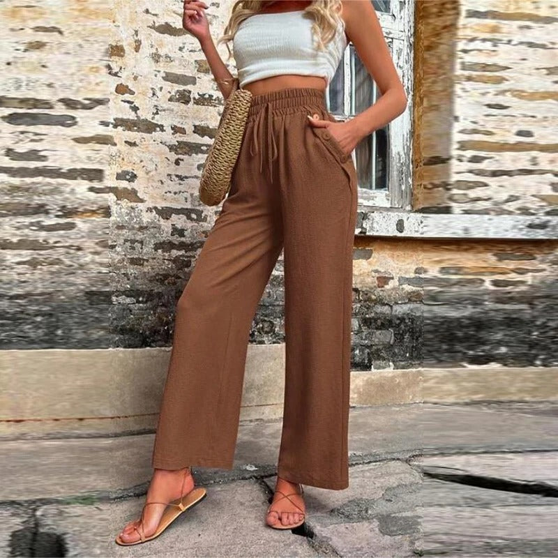 Monica® | High Waisted Casual Pants