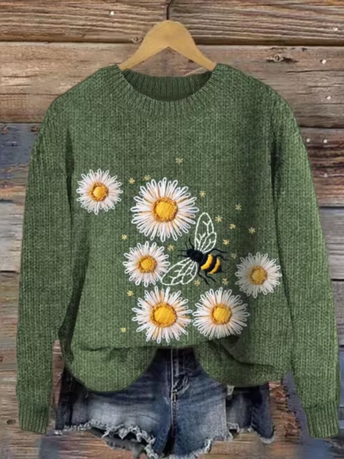 Maria José | Printed knit sweater
