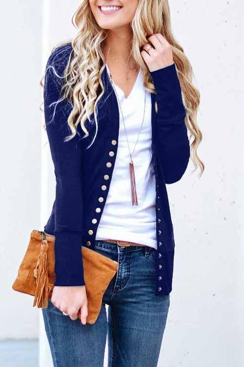 Isabel | Classic and stylish winter cardigan