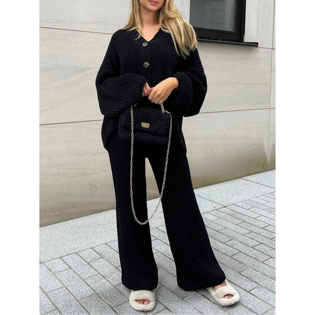 Lina | Stylish knitted combination set