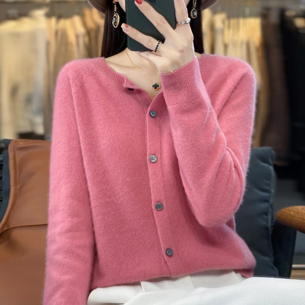 Angelica – Soft cardigan with buttons