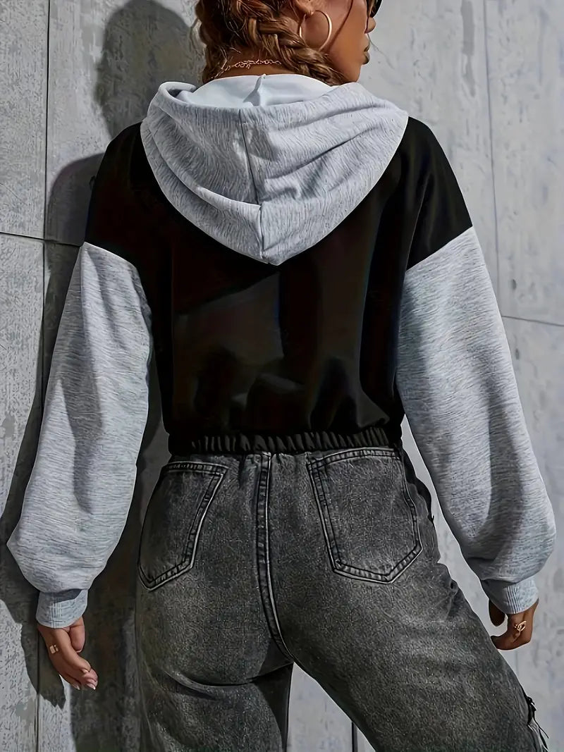 Beatrice® | Elegant Cotton Cropped Hoodie