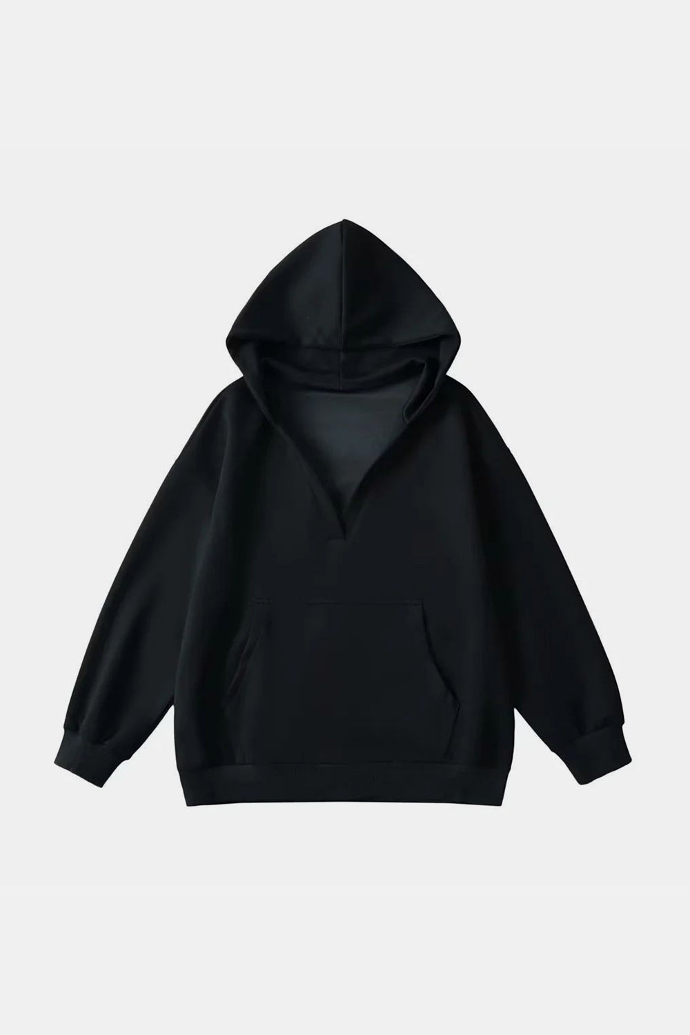 Bernadette | Basic Bae Air Scuba long sleeve hoodie with kangaroo pocket