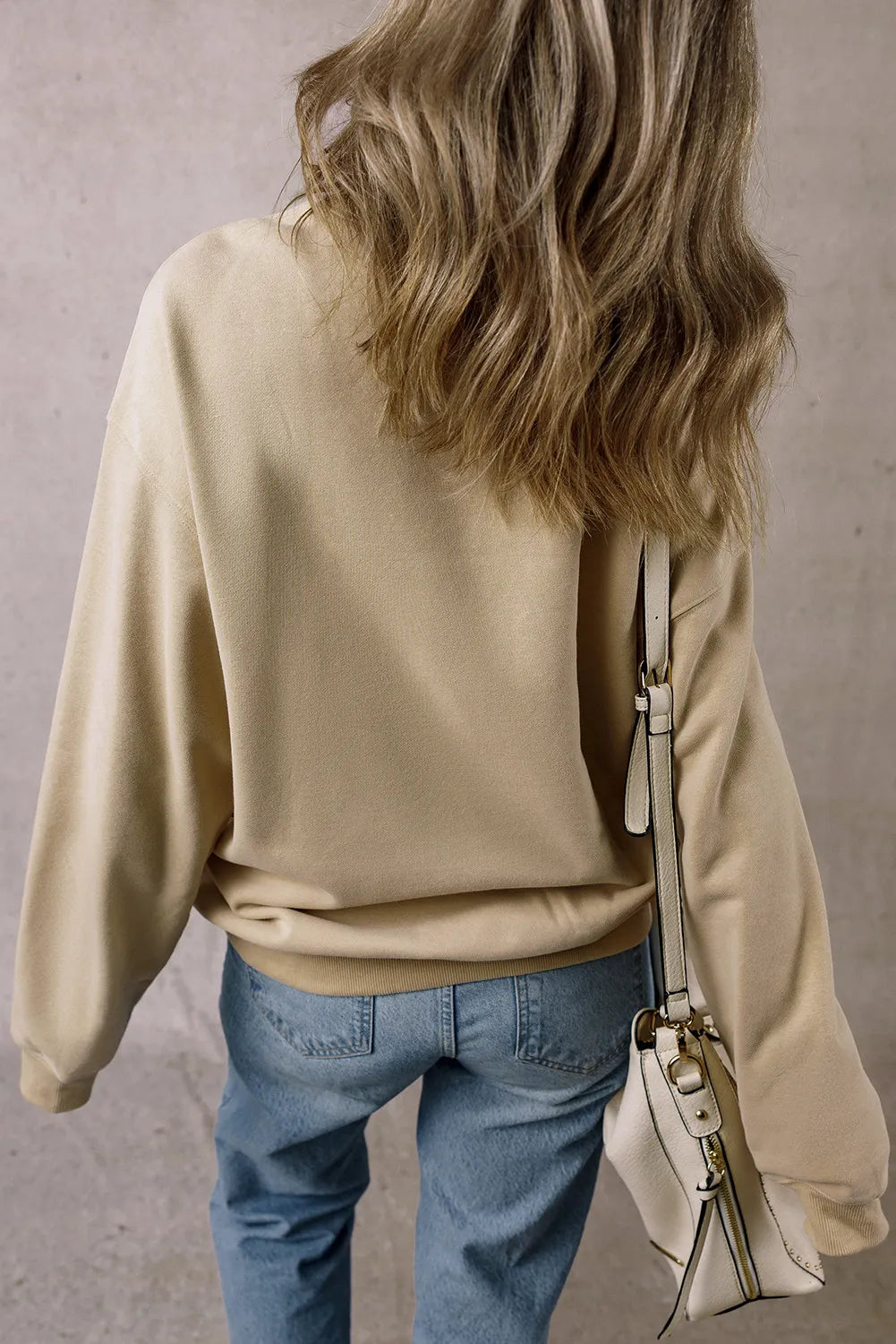 Amparo | Graphic crew neck long sleeve sweatshirt