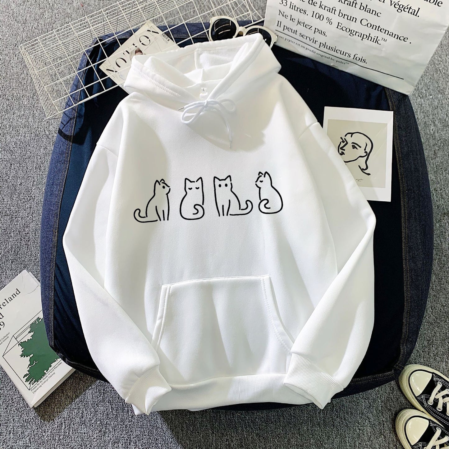 Florencia | Long sleeve casual hoodie