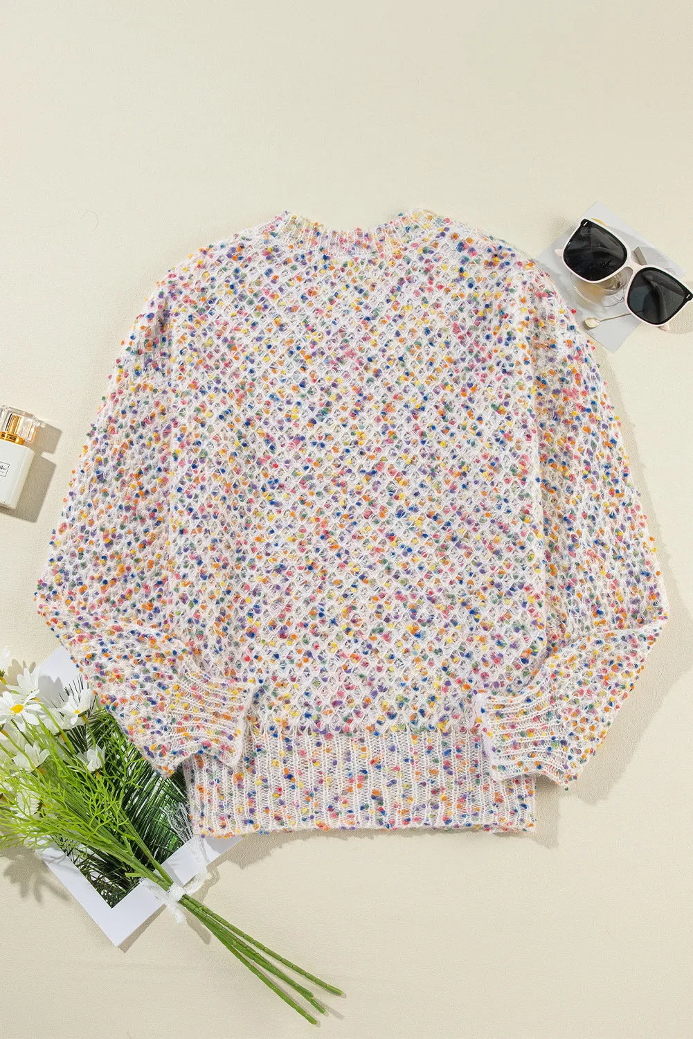 Claudia | Crew neck sweater with long sleeves
