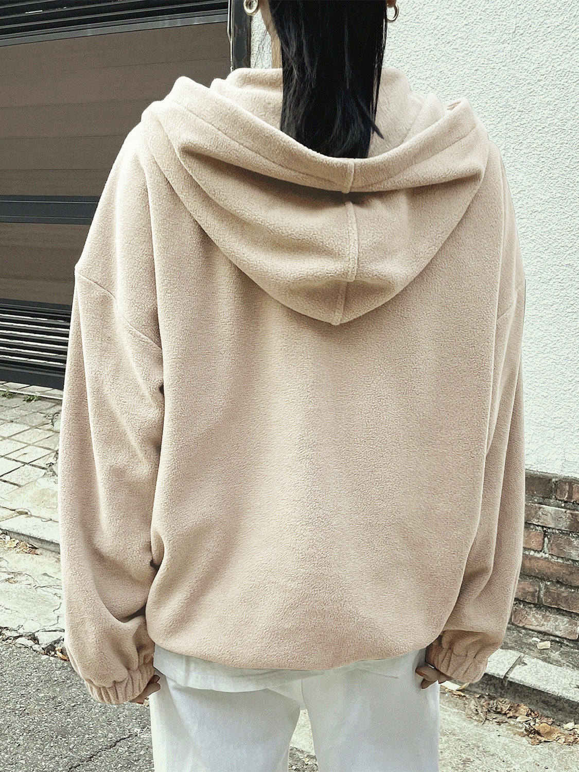 Beatriz | Mountain Quarter Zip Long Sleeve Hoodie