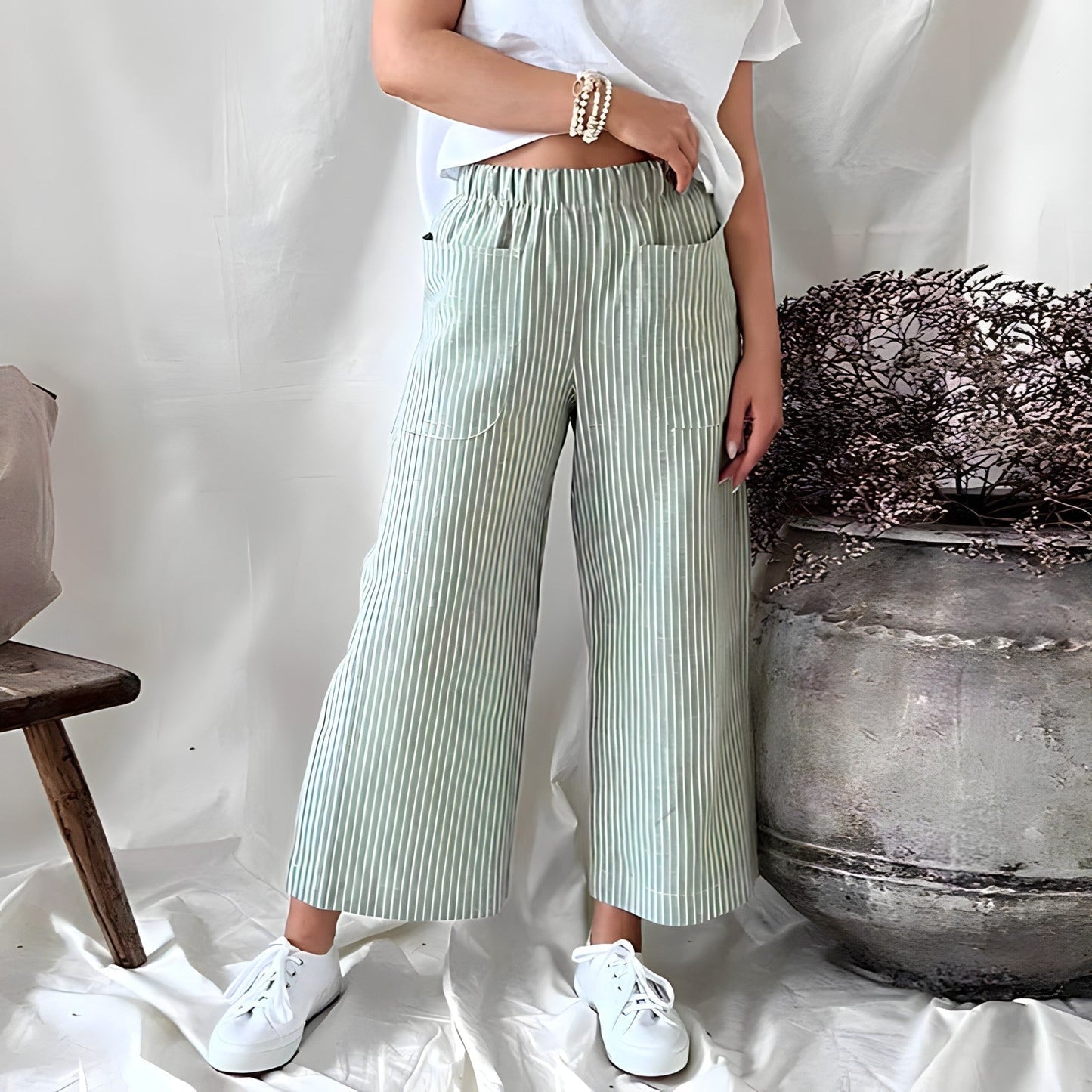 Adina® | Striped trousers for women