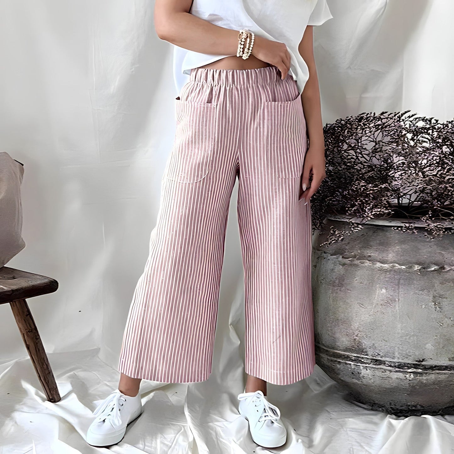 Adina® | Striped trousers for women
