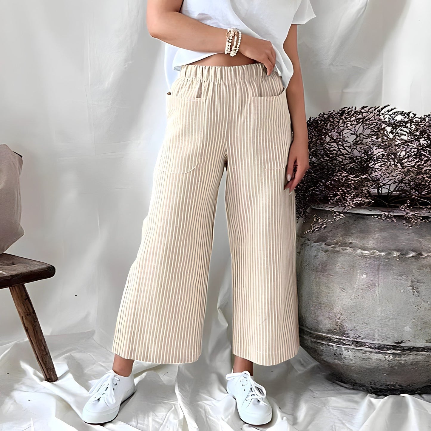 Adina® | Striped trousers for women