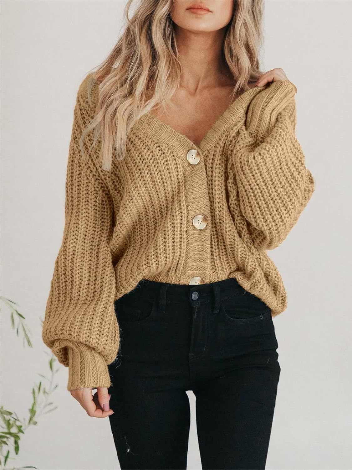 Pilar | Long sleeve cardigan with buttons
