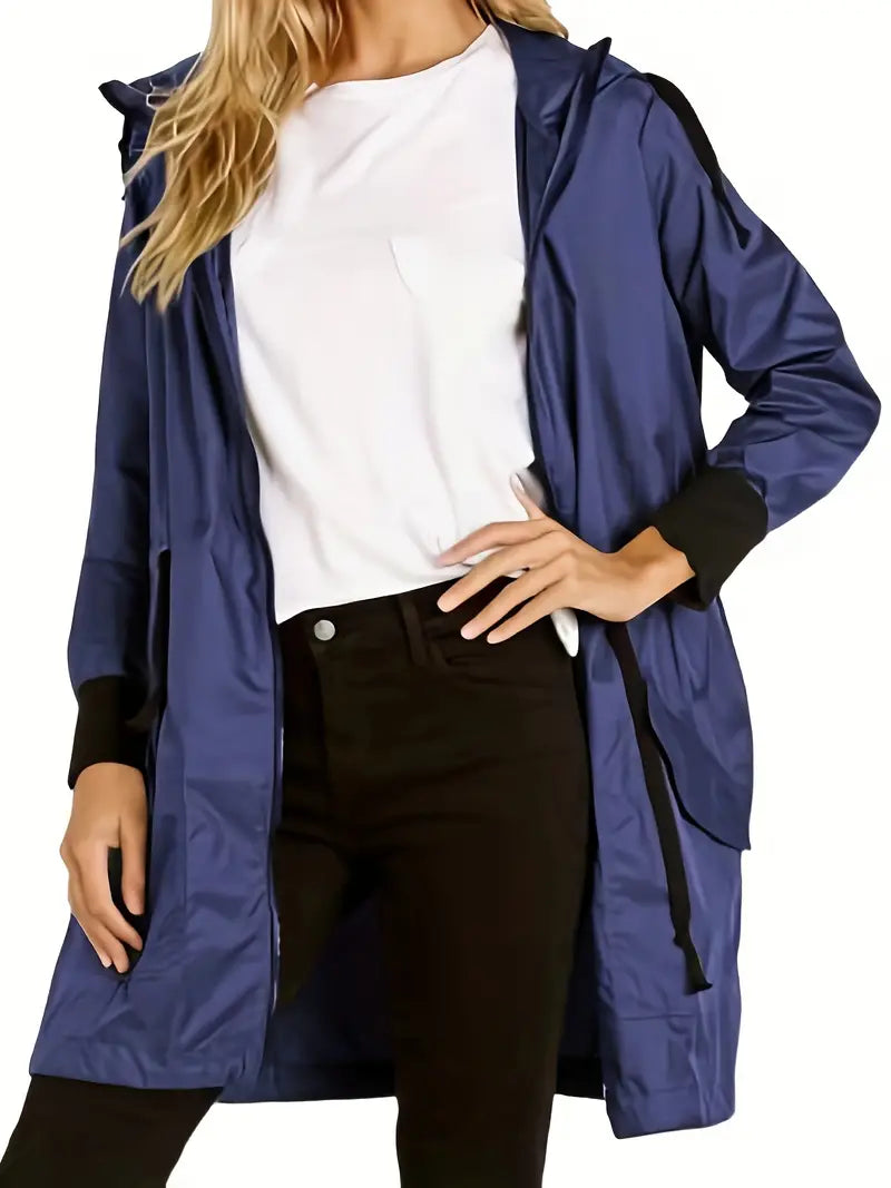 Elvira | Windbreaker for women with hood and drawstring