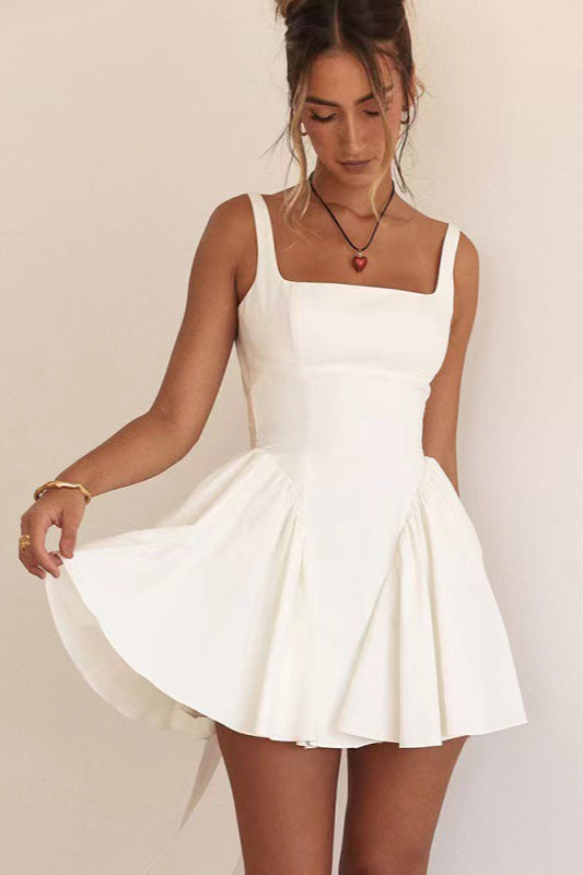 Sexy Backless Bow Tie Party Dress