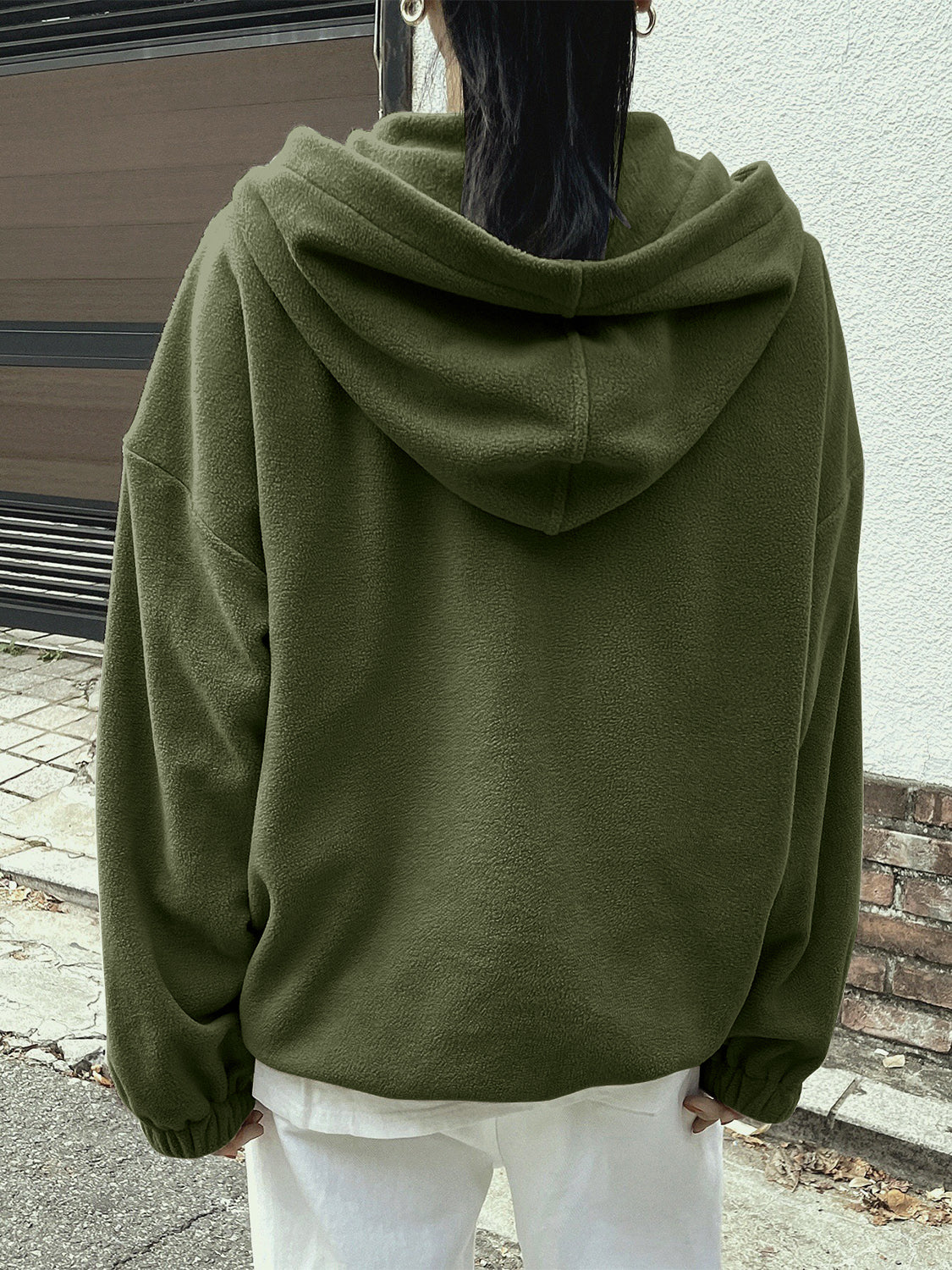 Beatriz | Mountain Quarter Zip Long Sleeve Hoodie
