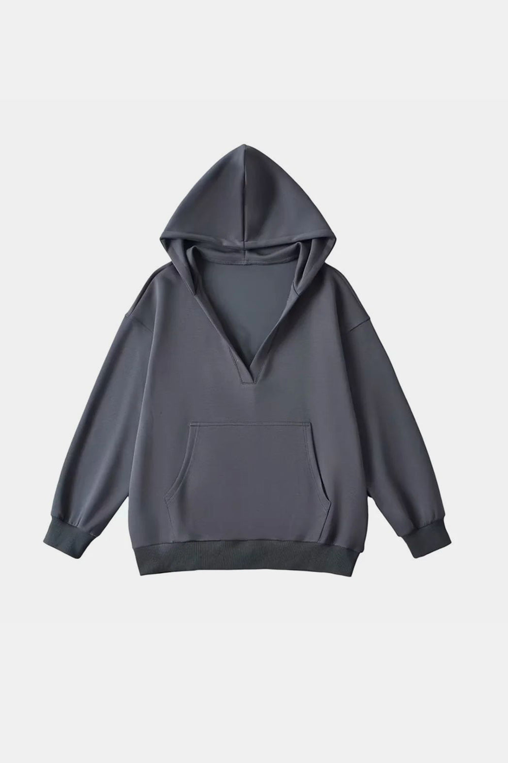 Bernadette | Basic Bae Air Scuba long sleeve hoodie with kangaroo pocket