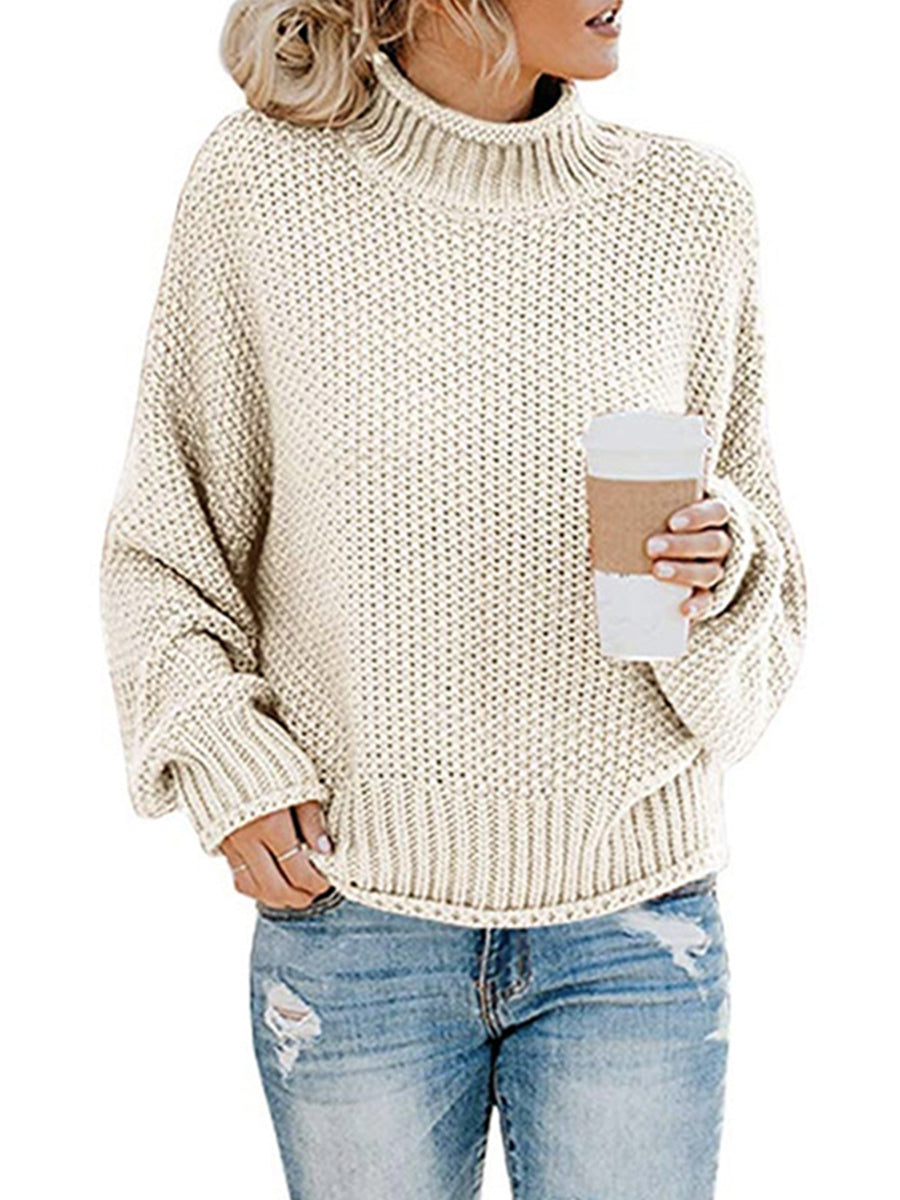 Agnes | Pullover with a turtleneck and dropped shoulders