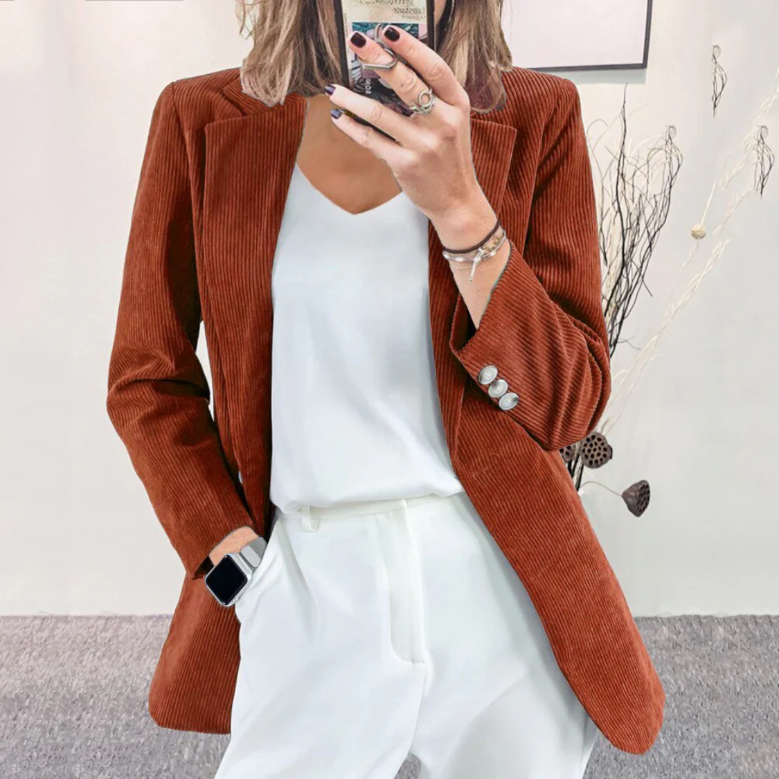 Pink | Effortless and chic winter garment