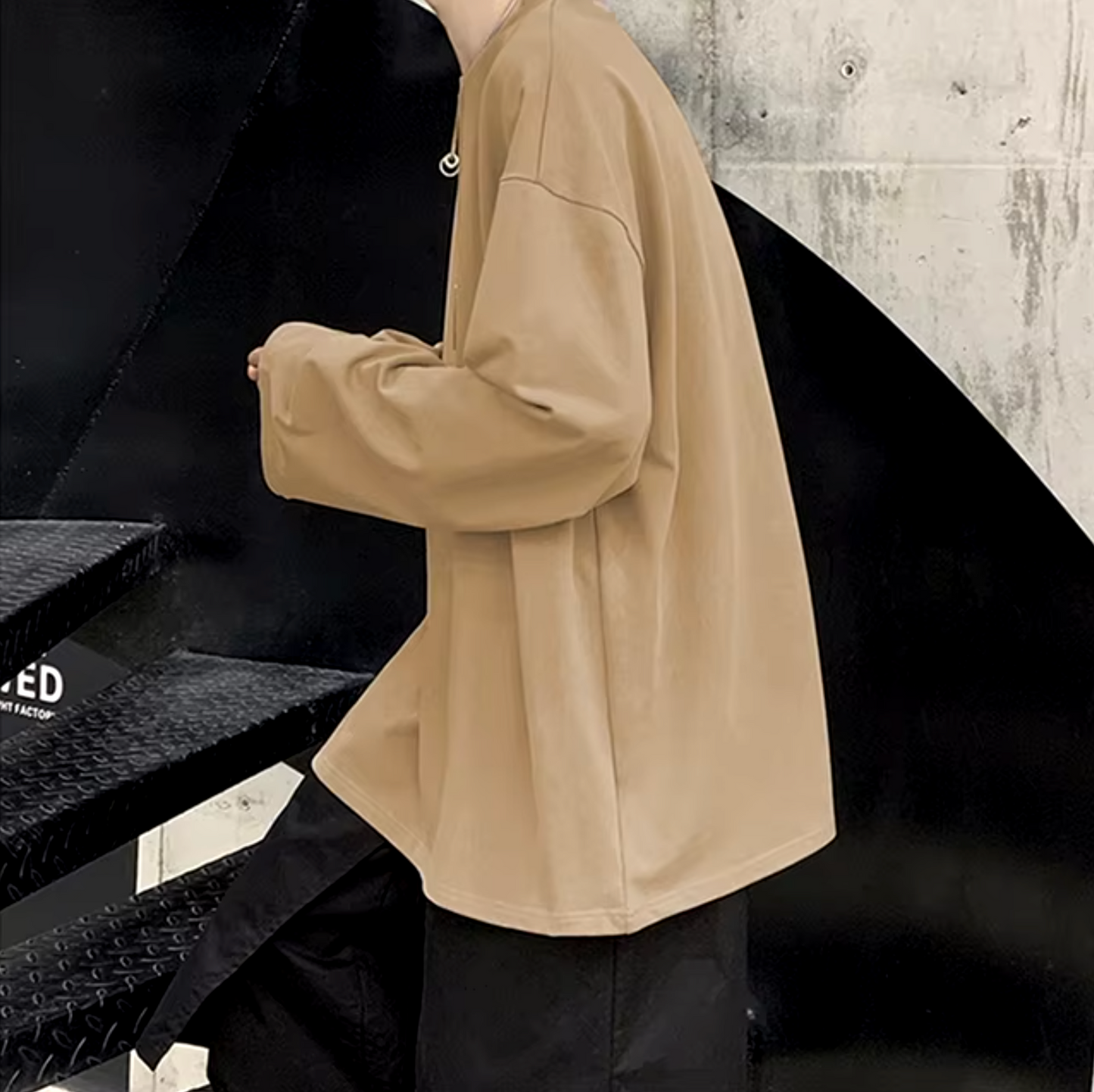 Sandra | Long sleeve cotton t-shirt