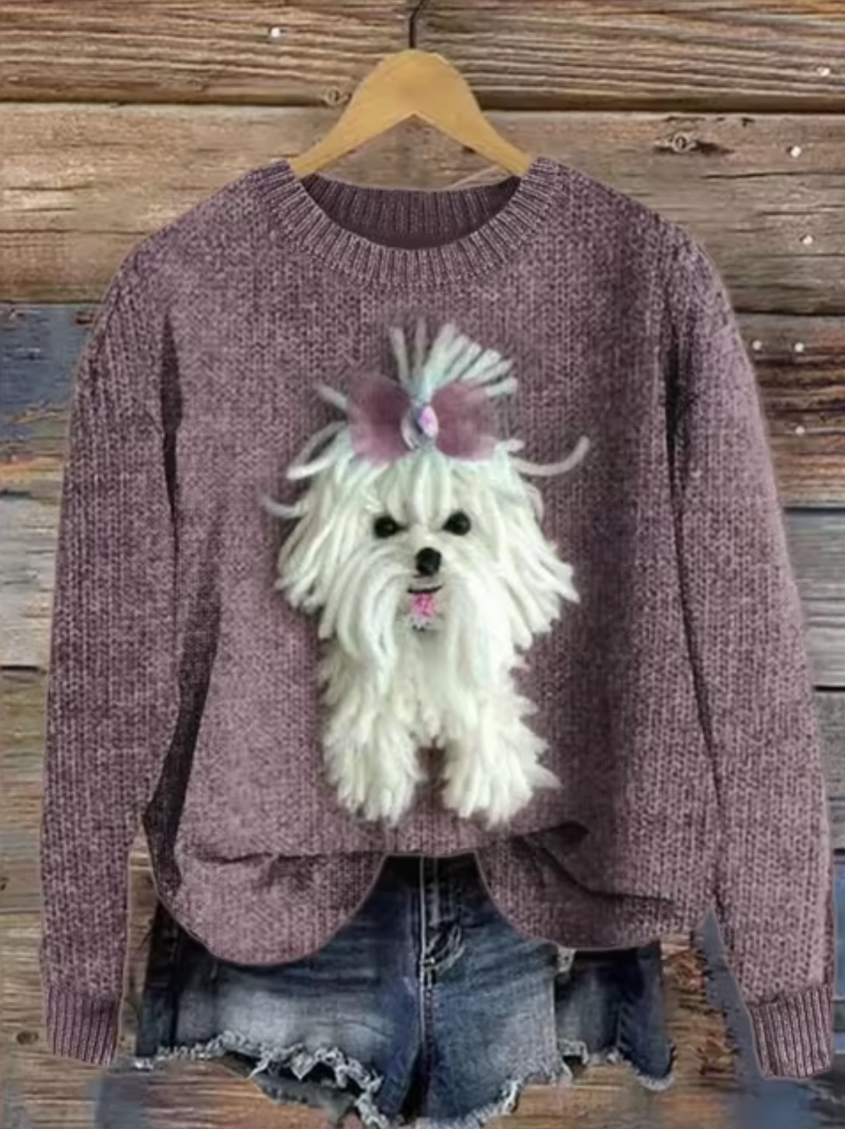 Maria José | Printed knit sweater