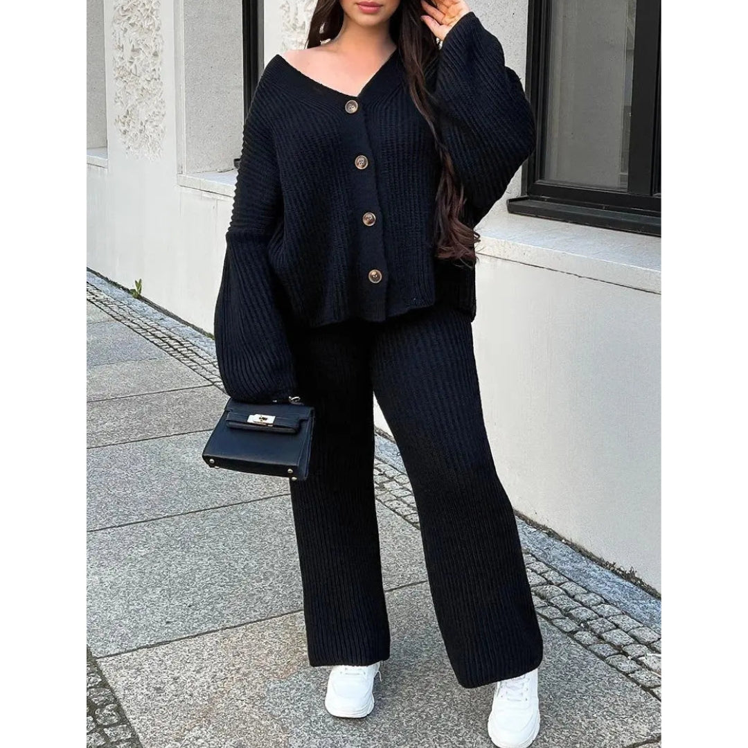 Lina | Stylish knitted combination set