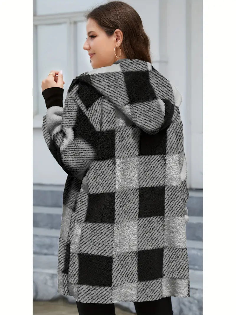 Carmen | Soft plush hooded cardigan